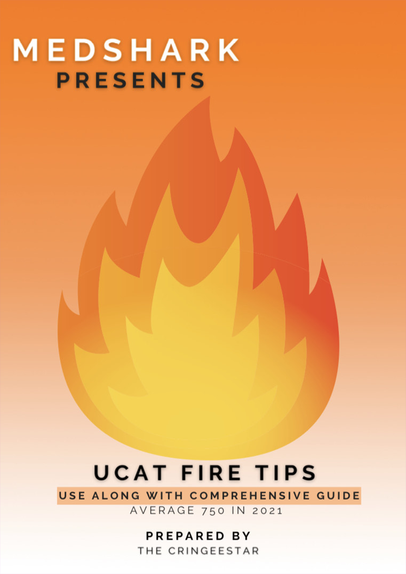 UCAT Fire Tips (To be used alongside the Comprehensive Guide)