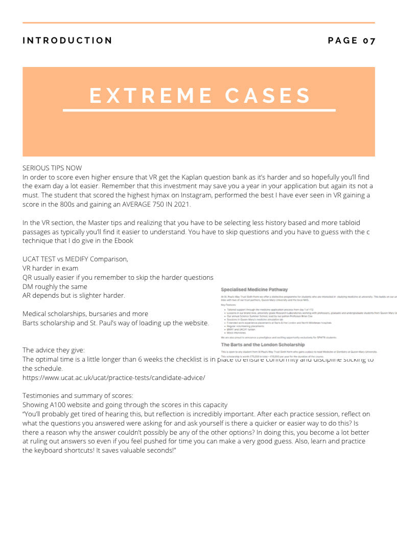 UCAT Fire Tips (To be used alongside the Comprehensive Guide)