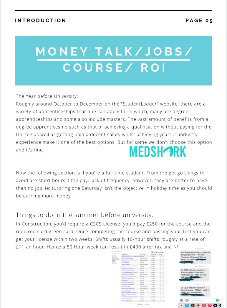 NO STUDENT LOAN STAGE 1: The Practical Game Plan (NO RIBA)