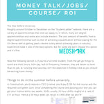 NO STUDENT LOAN STAGE 1: The Practical Game Plan (NO RIBA)